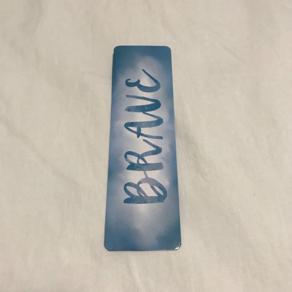 Don't Trip Over What's Behind You Double Sided Bookmark Brave Motivational - Picture 2 of 2